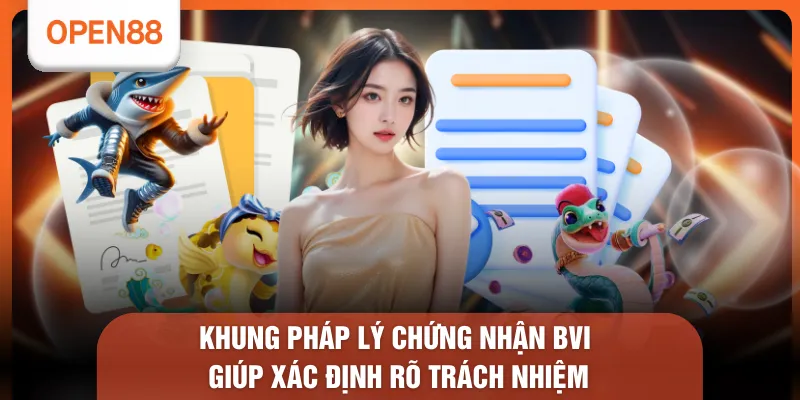 Khung pháp lý chứng nhận BVI giúp xác định rõ trách nhiệm
